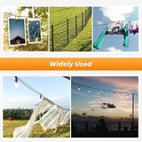 Belio String Light Hanging Kit, Stainless Steel Cable for Outdoor Lights, 182 FT Wire Rope Cable Turnbuckle and | Lumora