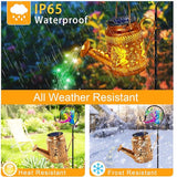 Solar Watering Can Lights, Fairy Hanging Lanterns Outdoor, Gardening Gifts for Mom Women Grandma Birthday | Lumora