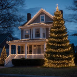 500 LED String Lights 165ft Warm White, Plug in Fairy Lights with 8 Lighting Modes, Indoor Outdoor Christmas Lights | Lumora