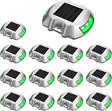 JIGUOOR Solar Deck Lights LED Driveway Lights Solar Powered Dock Light Outdoor IP68 Waterproof Road Markers for | Lumora