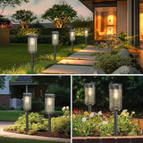 EXCMARK 12 Pack Outdoor Solar Lights Waterproof for Yard Garden Walkway Pathway Lawn Decorative Contemporary | Lumora