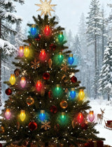 16Ft Jumbo LED Multicolor Valentine's Day String Lights Outdoor with 10 T13 LED Strawberry Bulb, Clear Multicolor | Lumora