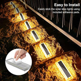 Lacasa Solar Deck Lights 4 Pack, Driveway Dock LED Light Solar Powered Outdoor Waterproof Road Markers for Step | Lumora