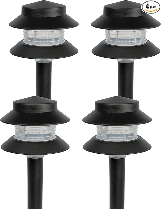 GreenLighting Paradise Low Voltage Landscape Pathway Lights - 2 Tier Outdoor Garden Lights - Easy, Simple | Lumora