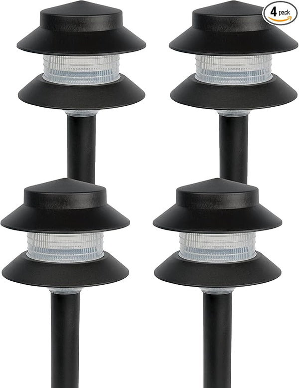 GreenLighting Paradise Low Voltage Landscape Pathway Lights - 2 Tier Outdoor Garden Lights - Easy, Simple | Lumora