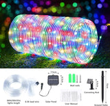 Solar Rope Lights, 2 Packs Total 132ft 400LED Solar String Lights, 8 Modes Waterproof Solar Powered Outdoor Light | Lumora