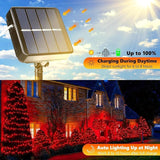 Lomotech Solar String Lights Outdoor - 2 Pack Total 66ft 200LED Solar Fairy Lights Waterproof 8 Modes Twinkle | Lumora