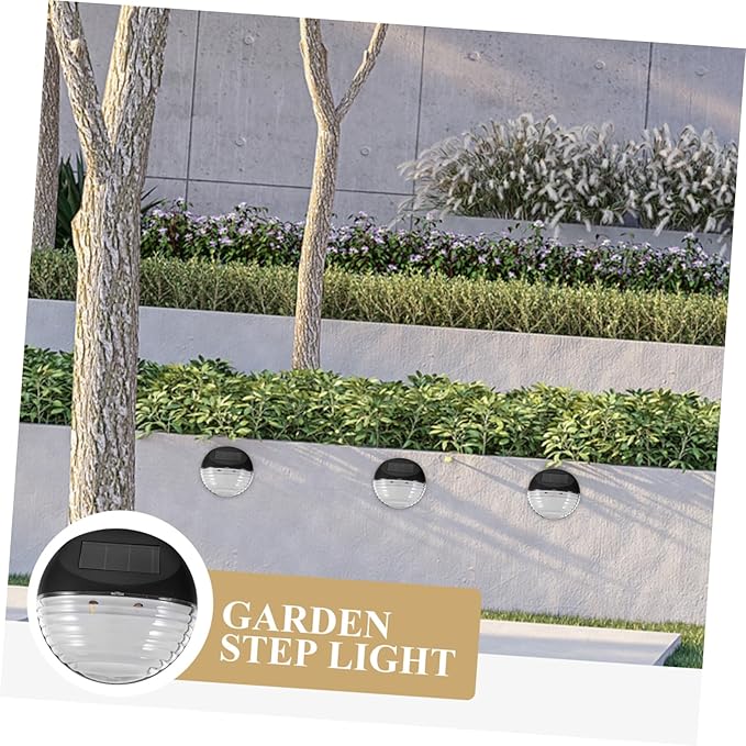 ARTIBETTER Solar Pathway Lights 4 Pack Solar Powered Outdoor Stairs Fence Garden Security Lamps | Lumora