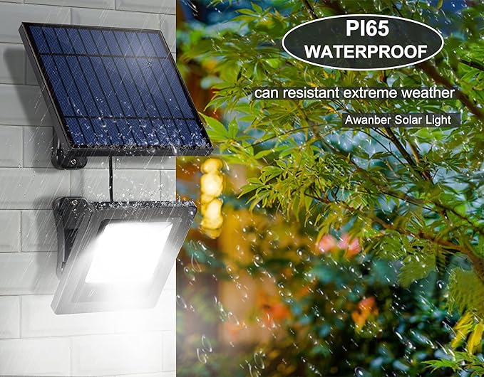 2 Pack Solar Wall Mount Lights - Super Bright Solar Security Flood Lights for Outdoor Use, IP65 Waterproof, Dusk to | Lumora
