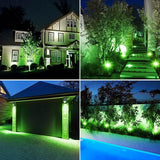 T-SUN Solar Lights Outdoor Waterproof IP65, 6Pack LED Solar Spot Lights Color Changing IP65 Waterproof Smart Auto | Lumora