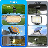 108 LED Solar Spot Lights Outdoor, Solar Lights Outdoor IP65 Waterproof, 3 Modes Solar Landscape Spotlights, Large | Lumora