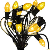 EST. LEE DISPLAY L D 1902 Indoor ＆ Outdoor String Light C9 Glass Christmas Steady Transparent Replacement Bulbs E17 | Lumora