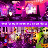 Christmas Halloween LED Spot Lights Outdoor Black Light Projector, 12W Color Changing Landscape Lighting Wired 120V | Lumora