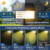 Solar Spot Lights Outdoor,10 Pack/56 LED Outdoor Lights for Yard Waterproof IP68, 4 Lighting Modes Solar Landscape | Lumora