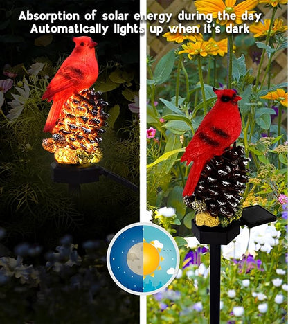 Cardinal Decor Cardinal Gifts, Cardinal Solar Garden Decor