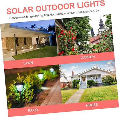 Solar Garden Stake Light Outdoor LED Lawn Pathway Decoration Weather-Resistant Solar Pathway Lights for Patio and Garden Compact and Easy to Install