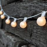 Wintergreen Lighting C9/E17 Light Stringer, 12' Socket Spacing, Outdoor String Light Patio Stringer, Fits C9/E17 | Lumora