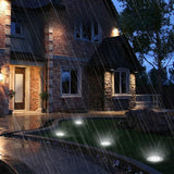 6/16/18 Pack Solar Lights Outdoor, IP44 Waterproof Solar Ground Lights with 8 Modes, Solar Powered Landscape | Lumora