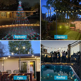 XDW-GIFTS String Light Pole - Steel Poles for Outdoor String Lights Hanging, Garden, Backyard, Patio Lighting Stand | Lumora