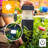 Crosslight Solar Powered Pathway Lights (2 Pack) - Column Outdoor LED Lights, Waterproof for Garden, Yard, Patio | Lumora