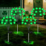 HELESIN St Patricks Day Decorations, 4 Pack St Patricks Day Outdoor Solar Lights with 2 Modes, Waterproof Shamrock | Lumora