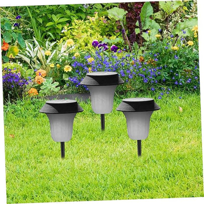 24pcs Solar Light Replacement Stakes Metal Ground Spikes for Outdoor Garden Pathway Lighting Easy to Install and Reusable Stakes for Landscape Patio Lamps