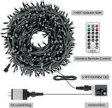 170FT 500 LED Christmas Lights Outdoor Indoor, Waterproof Color Changing Christmas Tree Lights with Timer, Memory | Lumora
