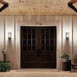 Kichler Camden 11" 1 Light Outdoor Wall Light with Opal Etched Glass in Anvil Iron, 9.5 in | Lumora