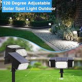 ZJOJO Solar Lights Outdoor Waterproof IP65, Solar Spot Light 40 LED 4 Lighting Modes Solar Powered Garden Yard Spot | Lumora