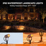 Low Voltage LED Landscape Spotlight, 3W 12V AC/DC Outdoor Landscape Spotlights Waterproof for Garden, Yard | Lumora