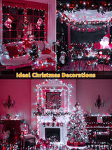 Christmas Lights 600 LED 98FT, Waterproof Outdoor String Lights with Remote and Timer, 8 Modes Dimmable Fairy | Lumora