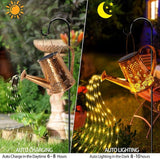 Solar Watering Can Lights, Unique Gardening Owl Gifts for Christmas Mom Women Grandma Birthday, Waterproof Large | Lumora