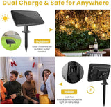 100FT Solar String Lights Outdoor Waterproof with Remote, G40 Solar Powered String Lights with 30+2 LED | Lumora