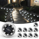 SOLPEX Mini Solar Ground Lights, 10 Pack Solar Lights Outdoor Waterproof, Pathway Lights Solar Powered, Solar | Lumora