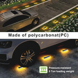 Solar Deck Lights, 6 Pack Waterproof LED Path Lights, Outdoor Solar Step Lights, Solar Powered Light Bar for | Lumora