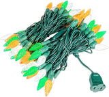 70 Light 24Ft St. Patrick’s Day Lights Commercial String Lights C6 LED Strawberry Faceted Bulb – | Lumora