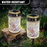 Rabbit Eggs Solar Garden Stake Lights Solar Lights Outdoor Garden for Cemetery Grave Decorations, Memorial Gift | Lumora