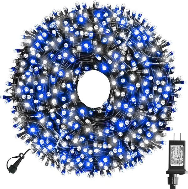 XTF2015 Christmas String Lights, 105ft 300 LED Christmas Lights 8 Modes Memory Function & Timer- UL Certified | Lumora