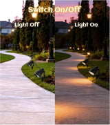12W Landscape Lighting, IP66 Waterproof Spotlight with 6.6Ft Cable + Plug+ Switch - Outdoor Security Flood Light | Lumora