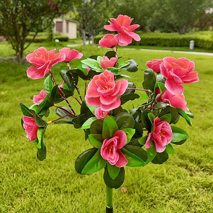 Solar Garden Lights, Solar Stake Light Simulation Flower Decorative LED Stake Lamp,Solar Flower Lights, Solar Lights for Garden Courtyard Lawn