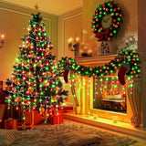 33ft Icicle Lights for Outside, Red and Green Christmas Lights Outdoor Indoor, 400 LED Twinkle String Lights with | Lumora