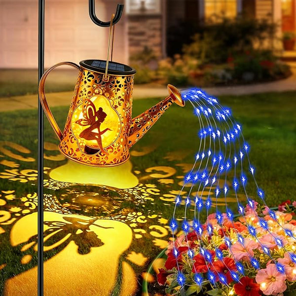 Solar Watering Can Lights, Unique Fairy Gifts for Women Mom Grandma Birthday, Waterproof Outdoor Garden Decor Large | Lumora