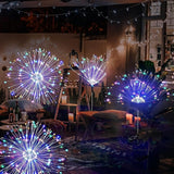 JJGoo Solar Firework Lights, 2 Pack 150 LEDs 2 Lighting Modes Solar Lights Outdoor Waterproof for Garden Patio | Lumora
