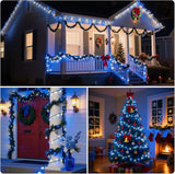 XTF2015 Christmas String Lights, 105ft 300 LED Christmas Lights 8 Modes Memory Function & Timer- UL Certified | Lumora