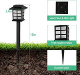 12-Pack Solar Walkway Lights,Solar Pathway Lights Outdoor, Auto Charge/Discharge Ground Lamp , IP44 Waterproof | Lumora