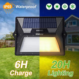 intelamp Solar Fence Lights Outdoor, 2 Packs 9 Colors & RGB Color Changing Deck Lights Waterproof, Solar Powered | Lumora
