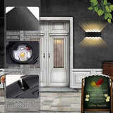 Kawell 10W Waterproof Modern Wall Sconces LED Wall Light Up Down Aluminum Wall Lamp LED Indoor Outdoor for Bedroom | Lumora