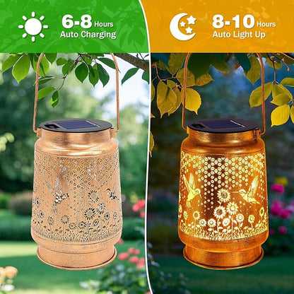 ZNYCYE 2 Pack Solar Light Replacement Top(Top Size 2.76inch, Bottom Size 2.36 inch) Waterproof Solar Lanterns Replacement top for Outdoor DIY Hanging Lanterns(Warm White)