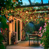 JMEXSUSS 200 LED Red and Green Halloween Lights Outdoor, 66ft Christmas String Lights Indoor Clear Wire Plug in for | Lumora