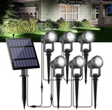 Solar Spot Lights Outdoor, Landscape Spotlights IP65 Waterproof 9.8ft Cable, Dusk to Dawn Solar Uplights for Trees | Lumora
